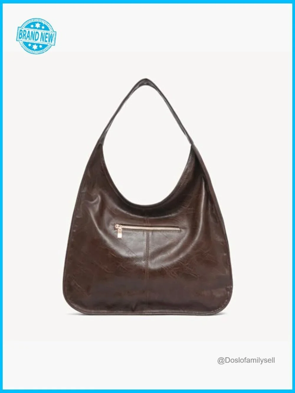 Vintage Hobo Purse PU Leather Spacious Tote Handbag Work Travel Shoulder Bag